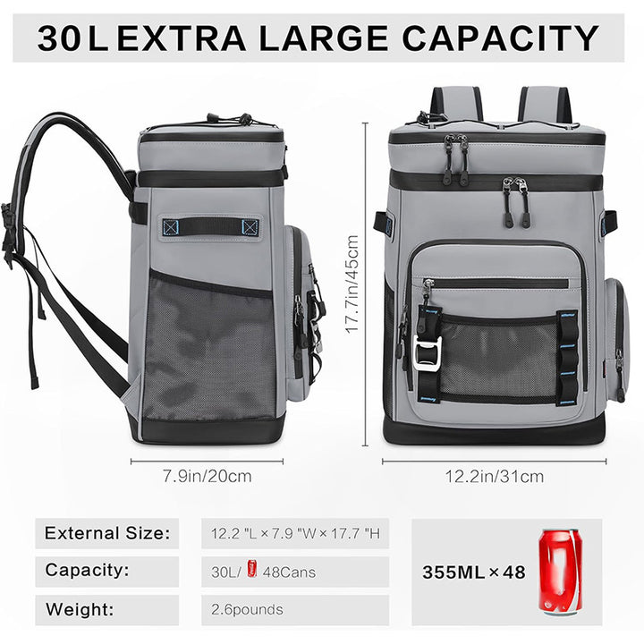 Insulated picnic backpack bag with multiple compartments Kalsten