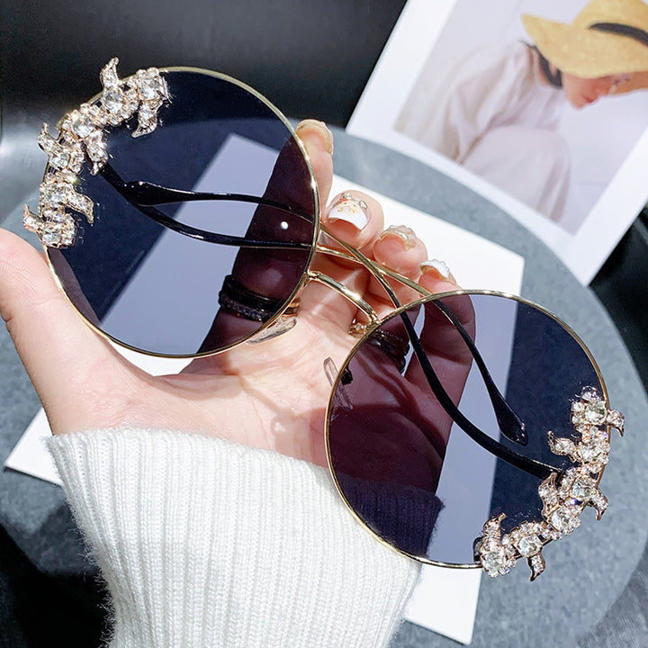Ladies Glamorous Sunglasses with Sparkling Rhinestone Details Kalsten