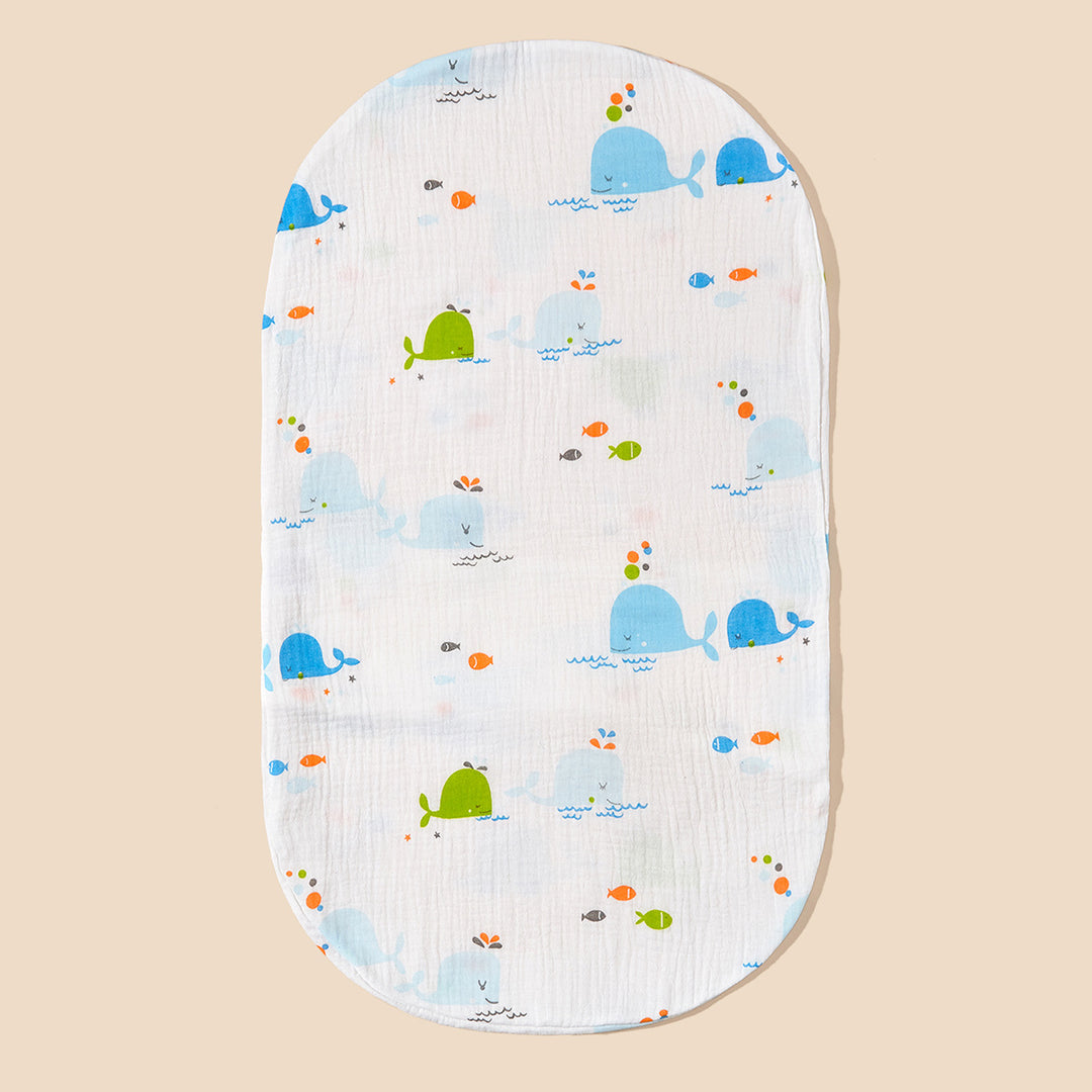 Cotton Muslin Crib Mattress Protector kalsten