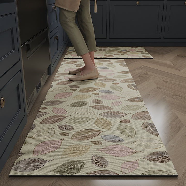 Floral Design Kitchen Comfort Mat