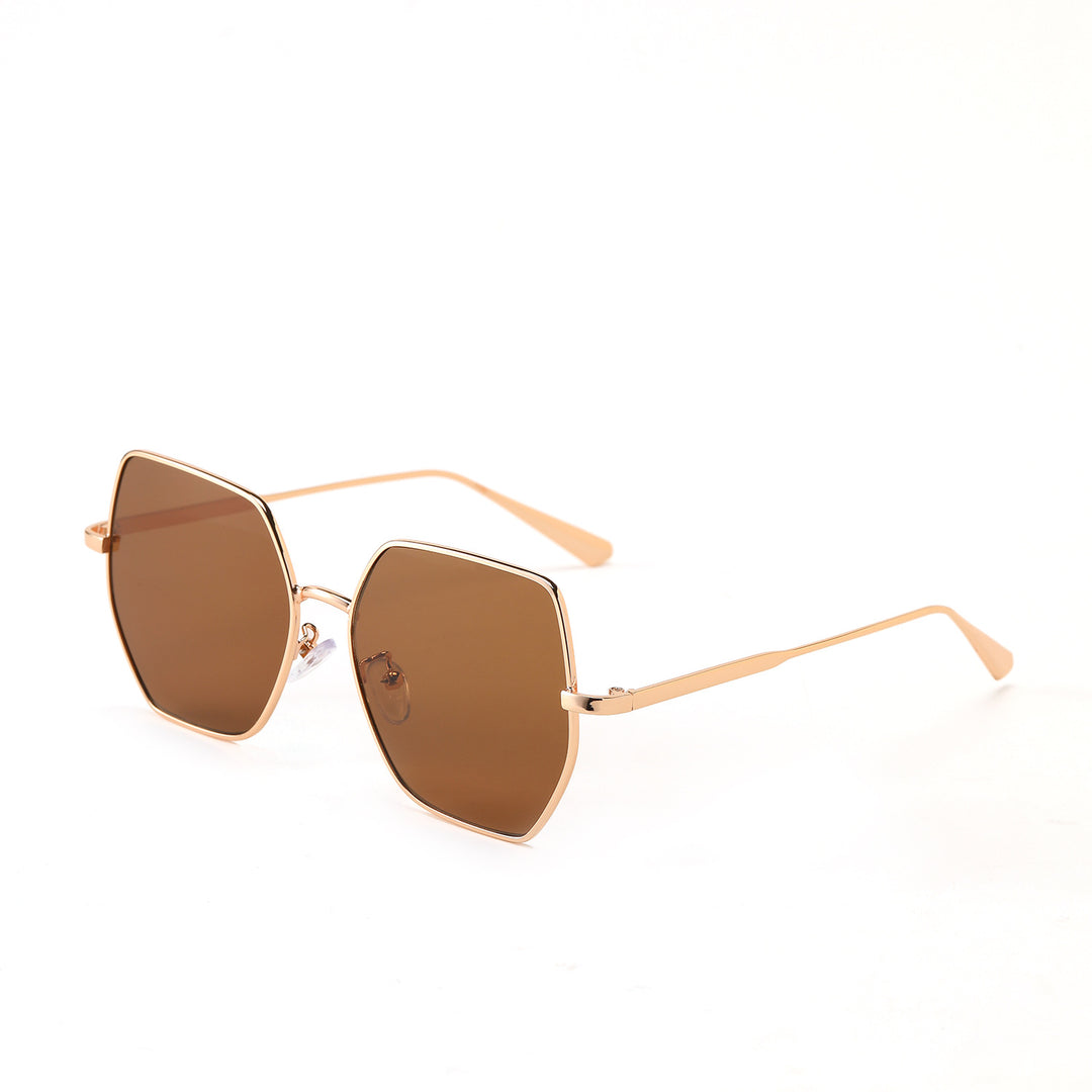 Women fashionable hexagonal sunglasses with UV protection Kalsten