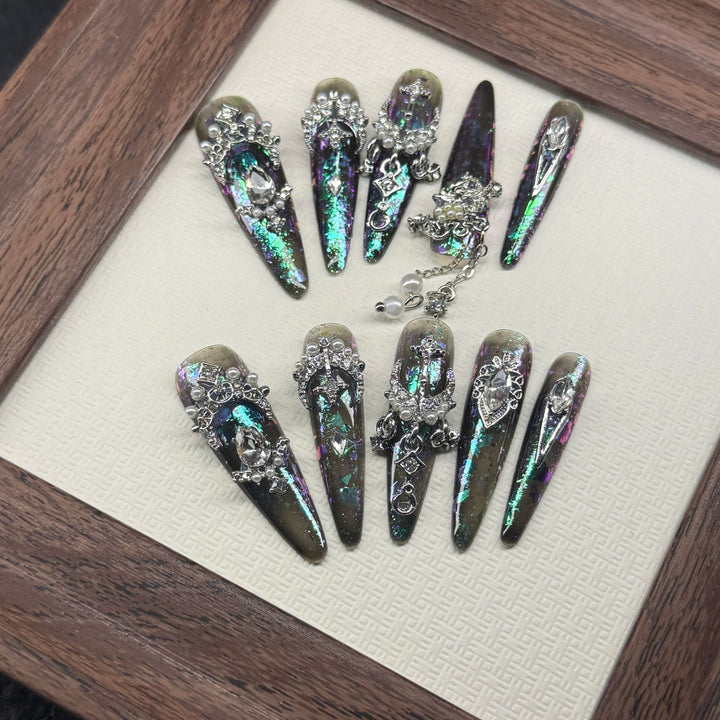Premium Decorative Rhinestone Nail Art Set