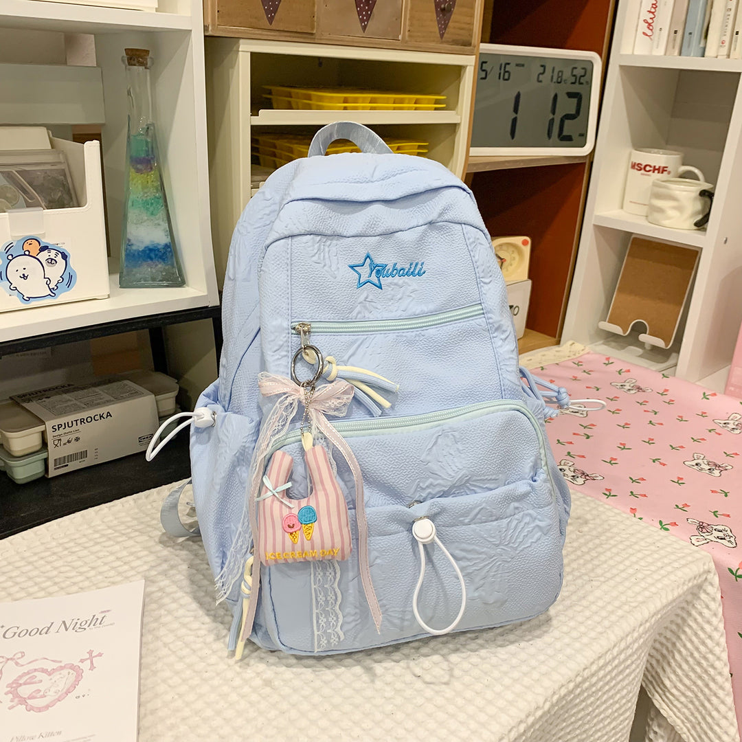 Stylish Textured Backpack Kalsten