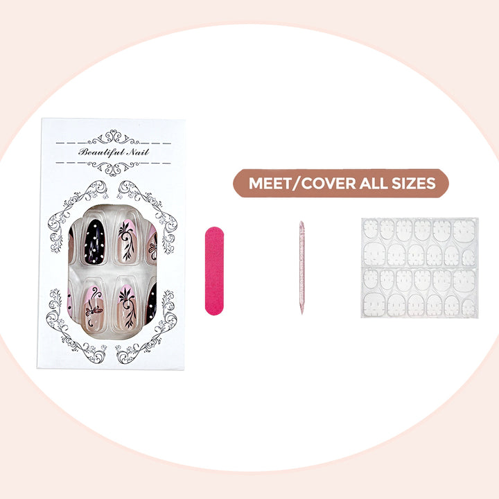 Premium Artistic Press-On Nail Set Kalsten