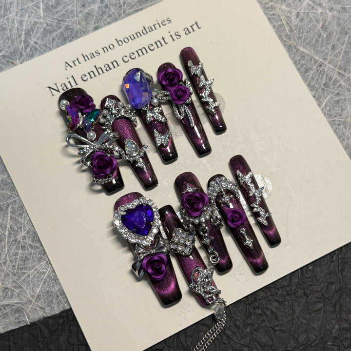 Decorative Press-On Nail Set