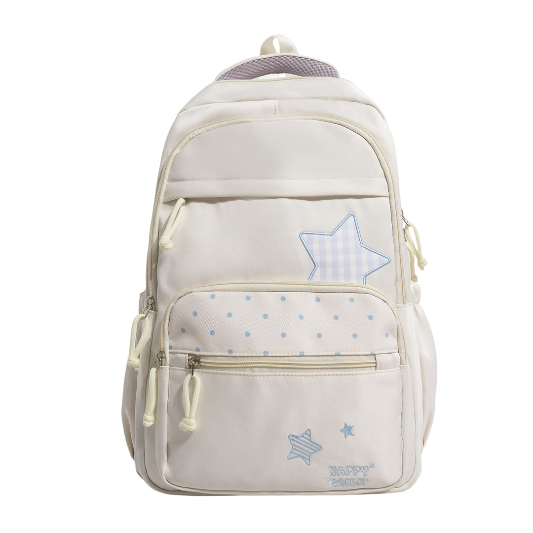 Playful Star-Embellished School Backpack Kalsten