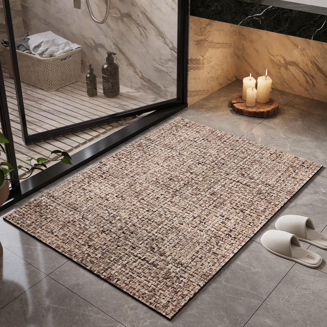 Natural Fiber Bath Mat Kalsten