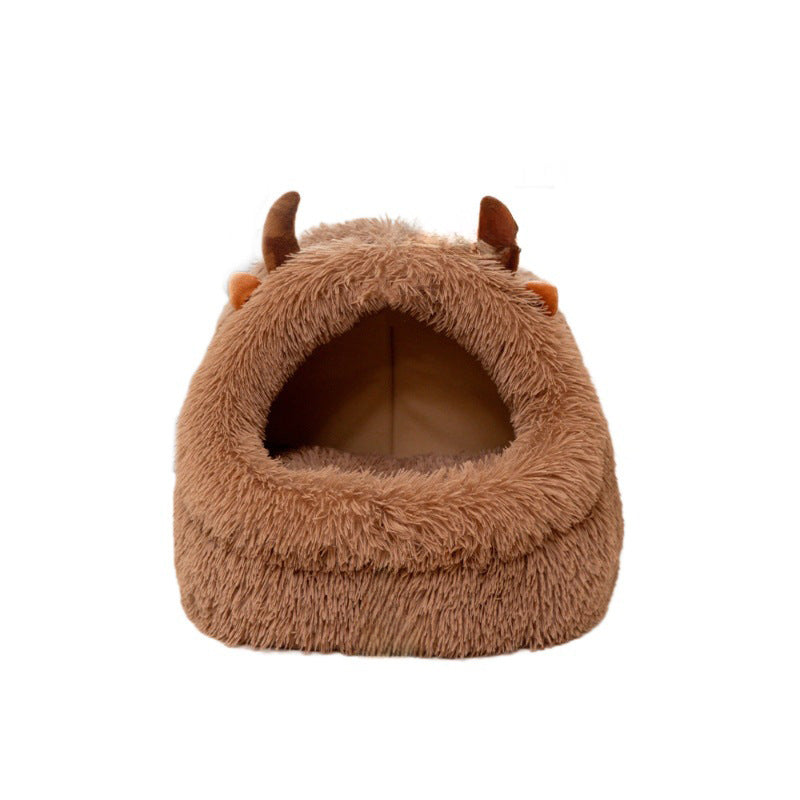 Cozy Mountain-Style Dog Bed