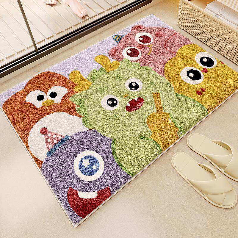 Fun Monster-Themed Bathroom Mat Kalsten