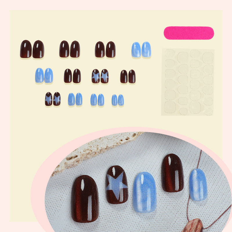 creative nail art set with star-shaped accents Kalsten