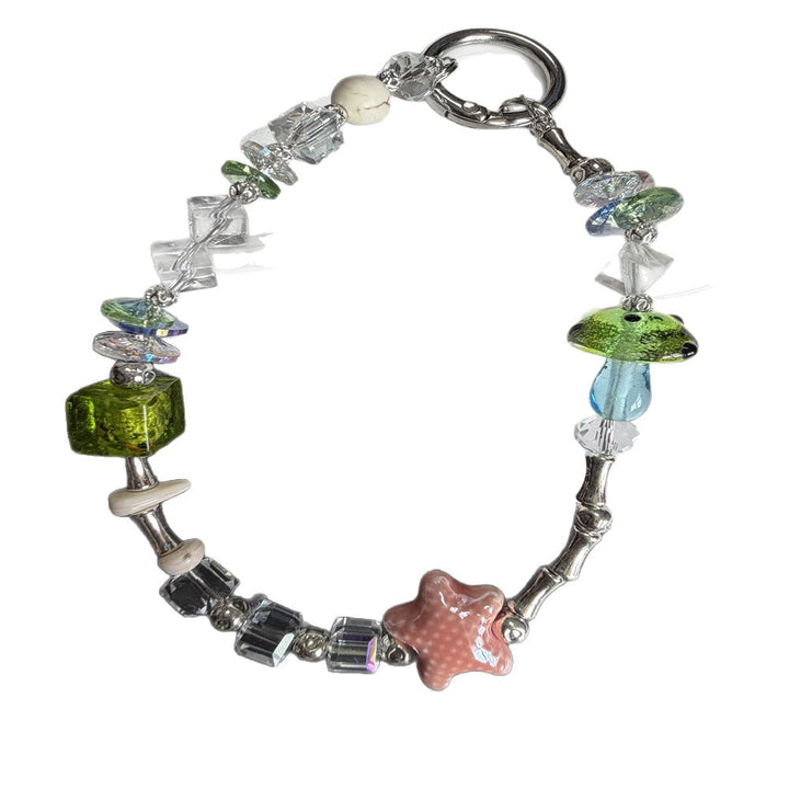 Elegant Butterfly Beaded Keychain Kalsten