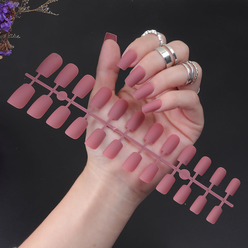 Matte Finish Press-On Nail Set Kalsten