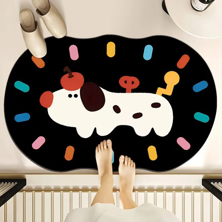 Cute Cartoon Bear Bath Mat Kalsten