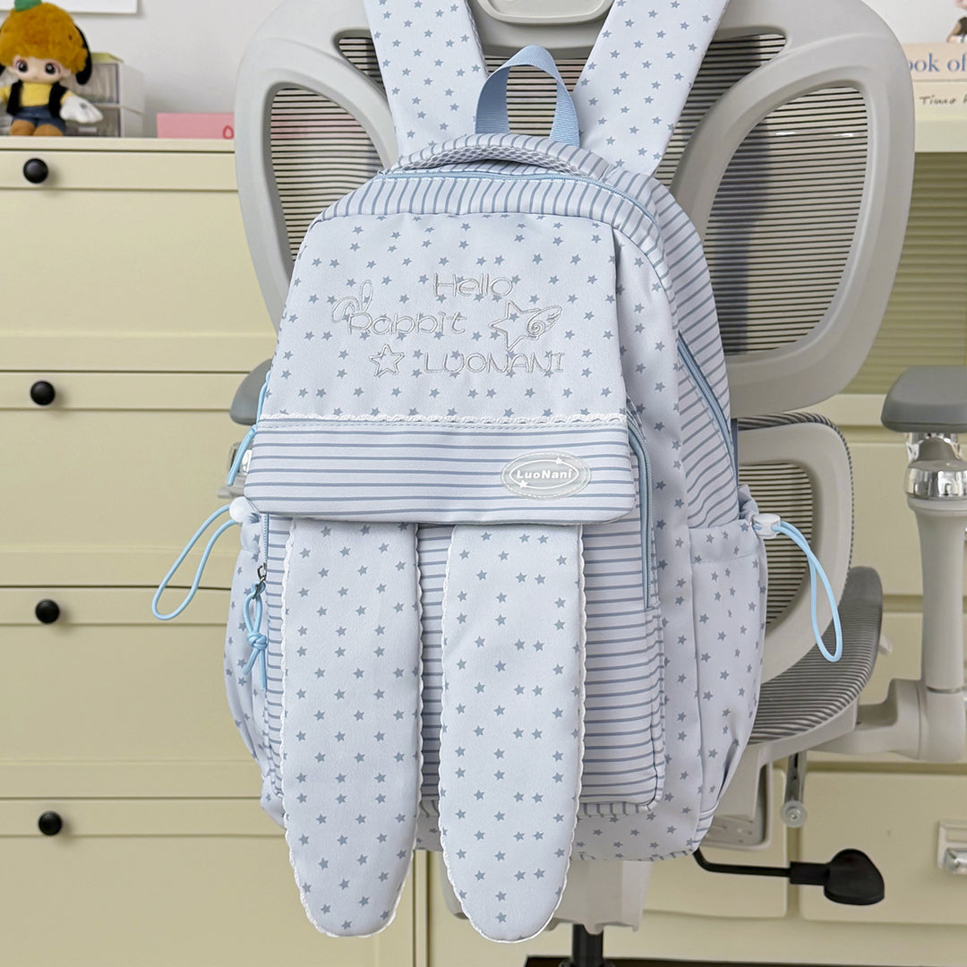 Cute Bunny Ear Patterned Backpack Kalsten