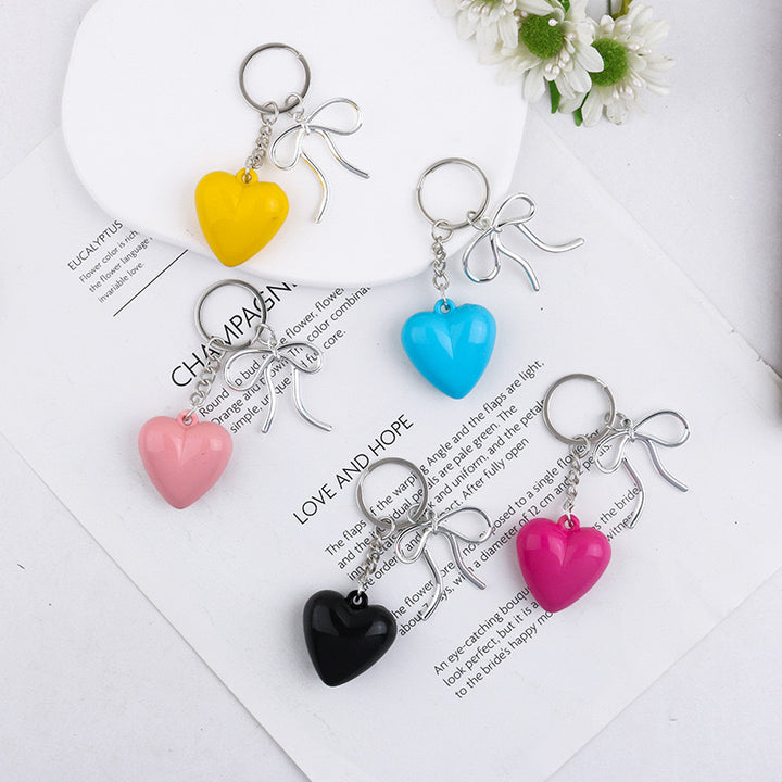 Charming Heart-Shaped Keychain kalsten