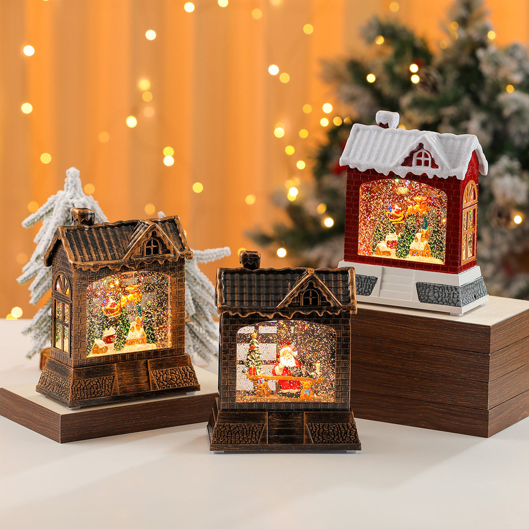 Christmas Village Snow Globe Figurine Kalsten