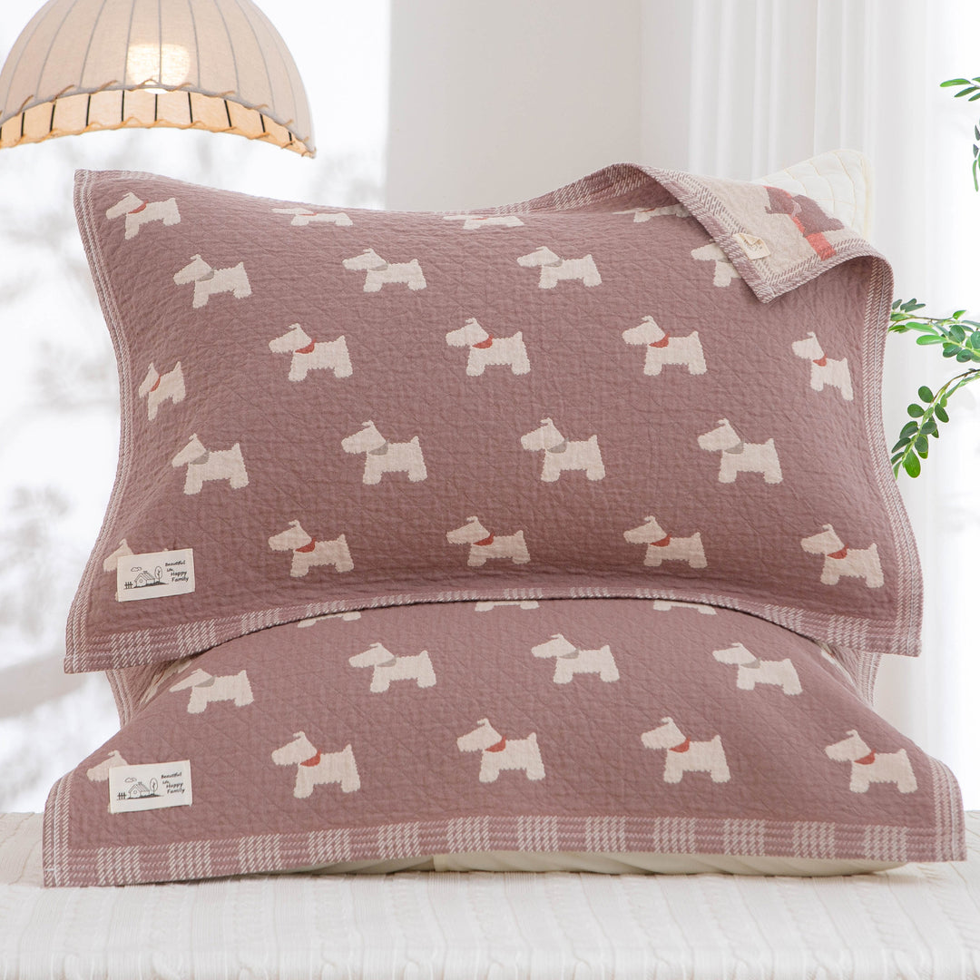 Ladies pillowcase with playful horse motif Kalsten