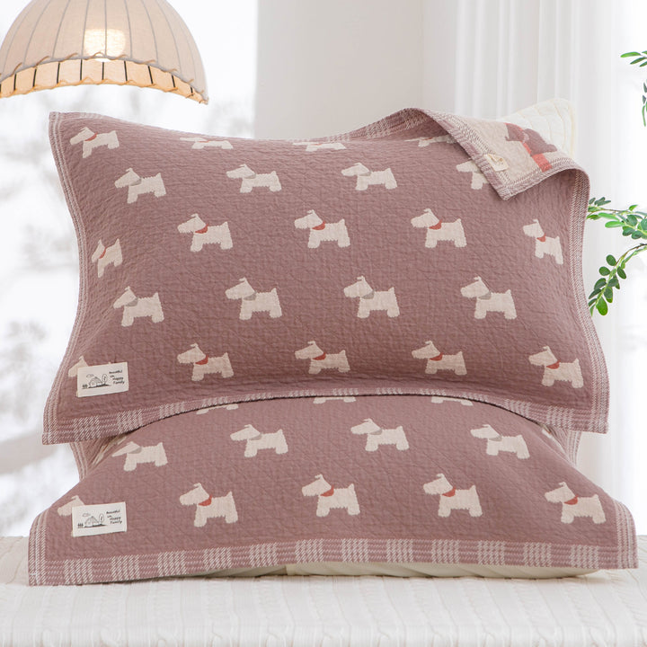 Ladies pillowcase with playful horse motif Kalsten