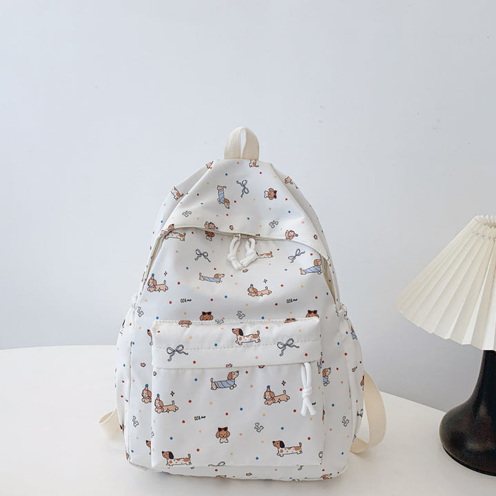 Backpack with Cheerful Dog Motif Kalsten
