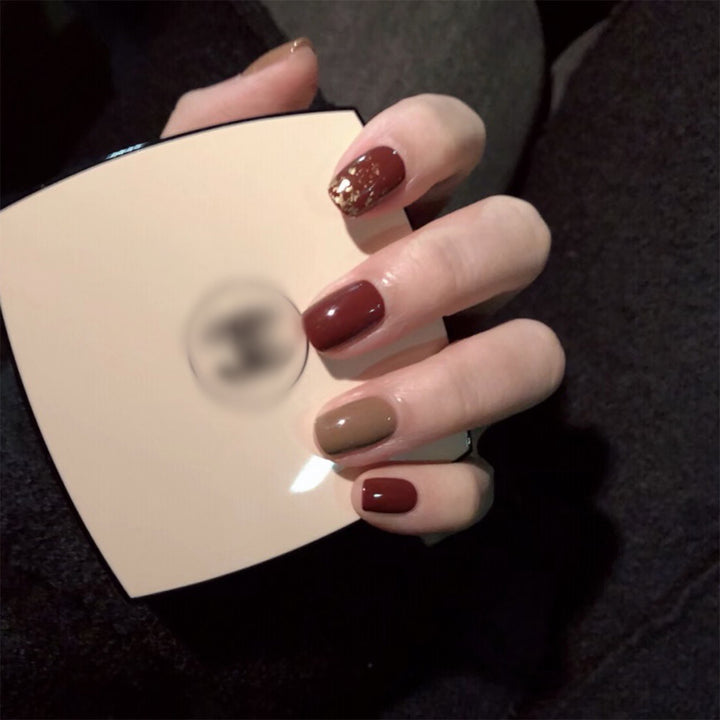 Artful Nail Art with Glitter Accents Kalsten