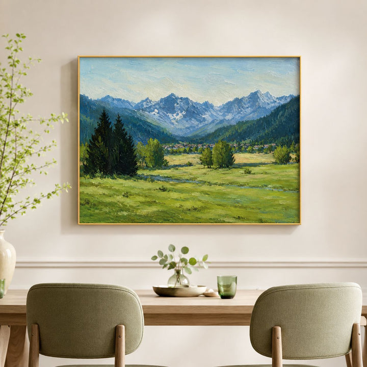 Mountain Landscape Canvas Wall Art for Interiors