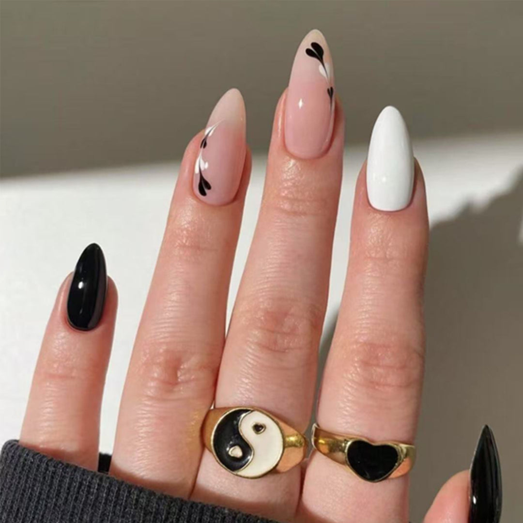 Artistic Pointed Gel Nail Extensions Kalsten