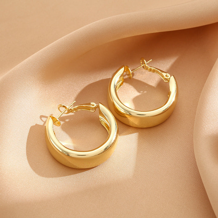 Elegant and Modern Creoles Made of High-Quality Metal Kalsten