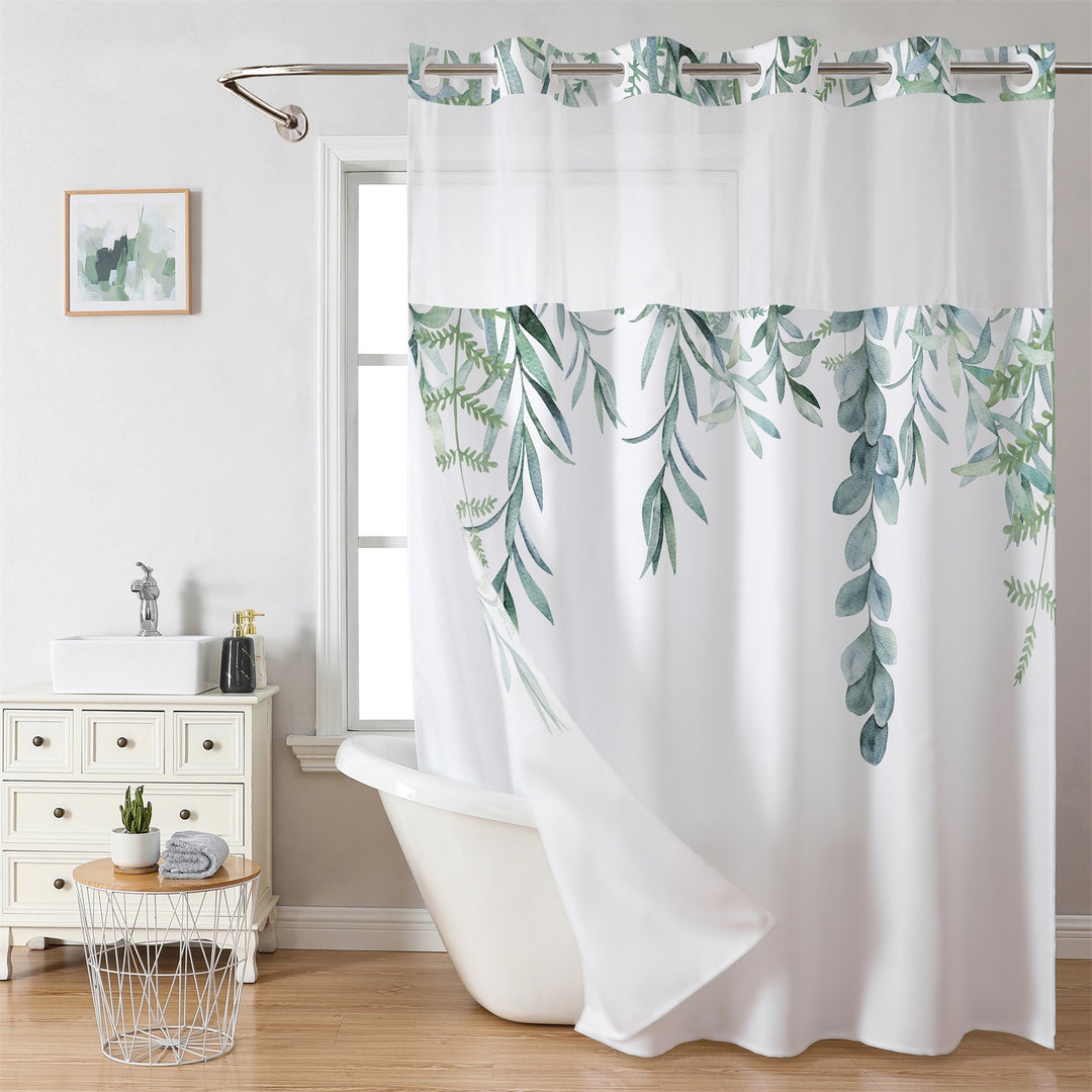 Artistic Floral Shower Curtain Kalsten