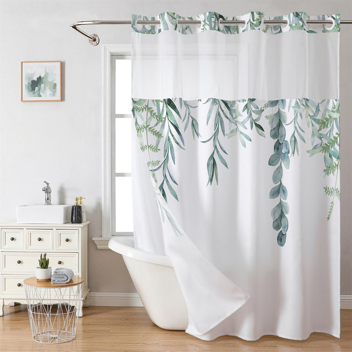 Artistic Floral Shower Curtain Kalsten