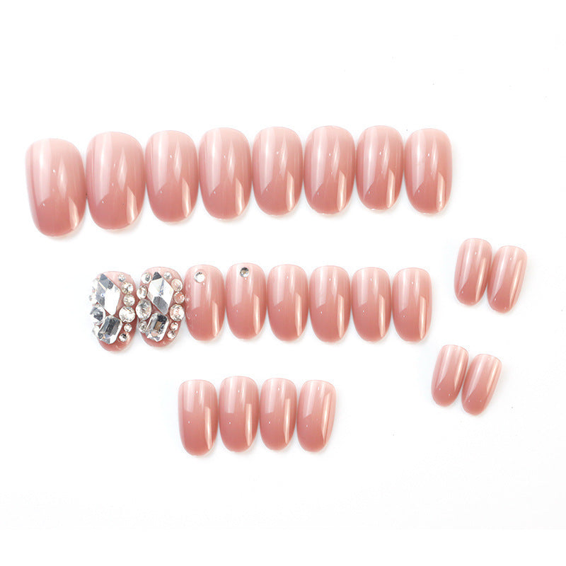Decorative Rhinestone Press-On Nails
