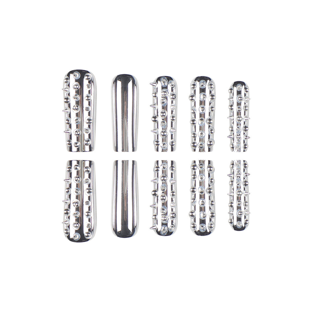 Artistic Spiked Press-On Nails Kalsten