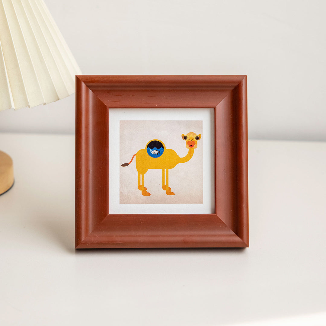 Whimsical Illustrated Wall Art Frame