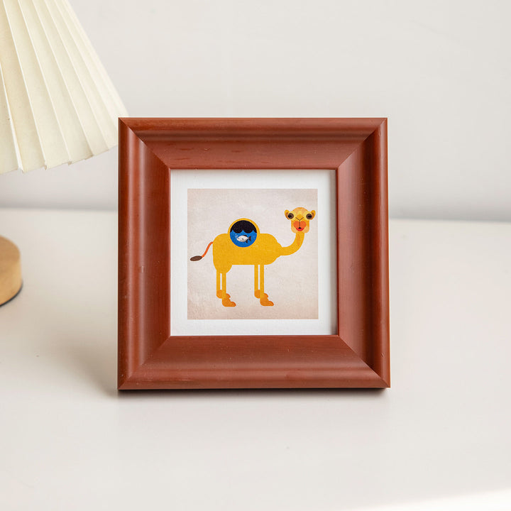 Whimsical Illustrated Wall Art Frame