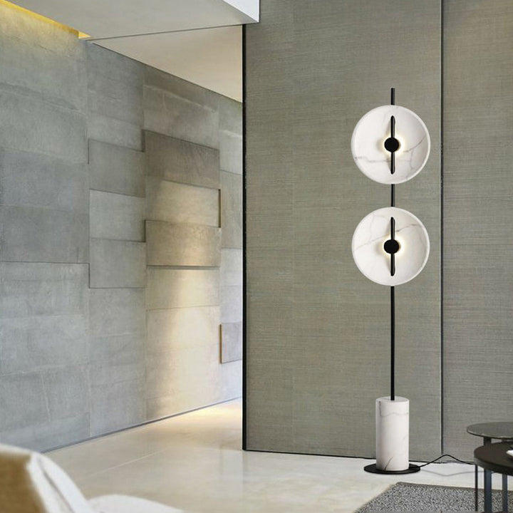 Modern Double Sphere Floor Lamp