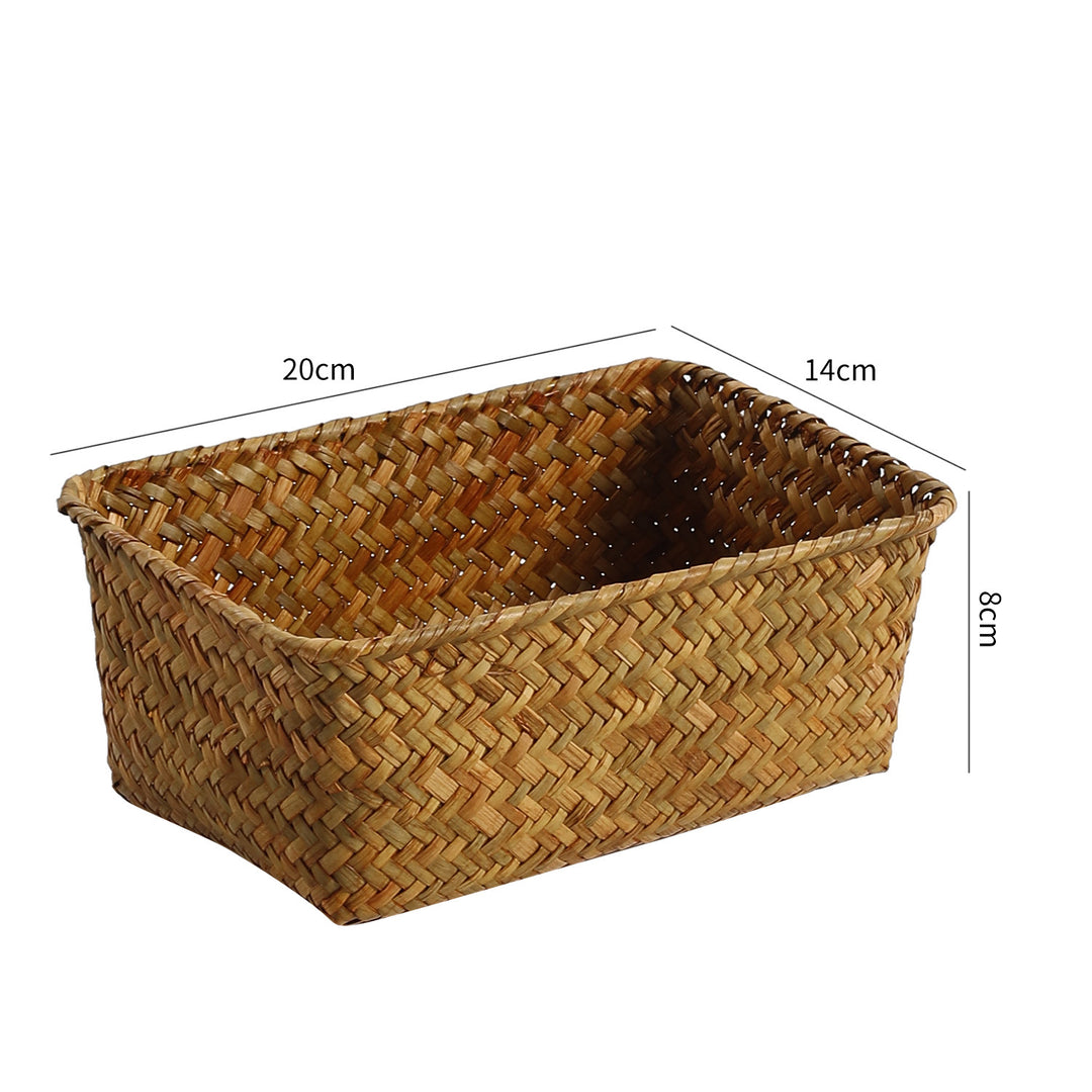 Unisex storage basket made of natural woven Kalsten