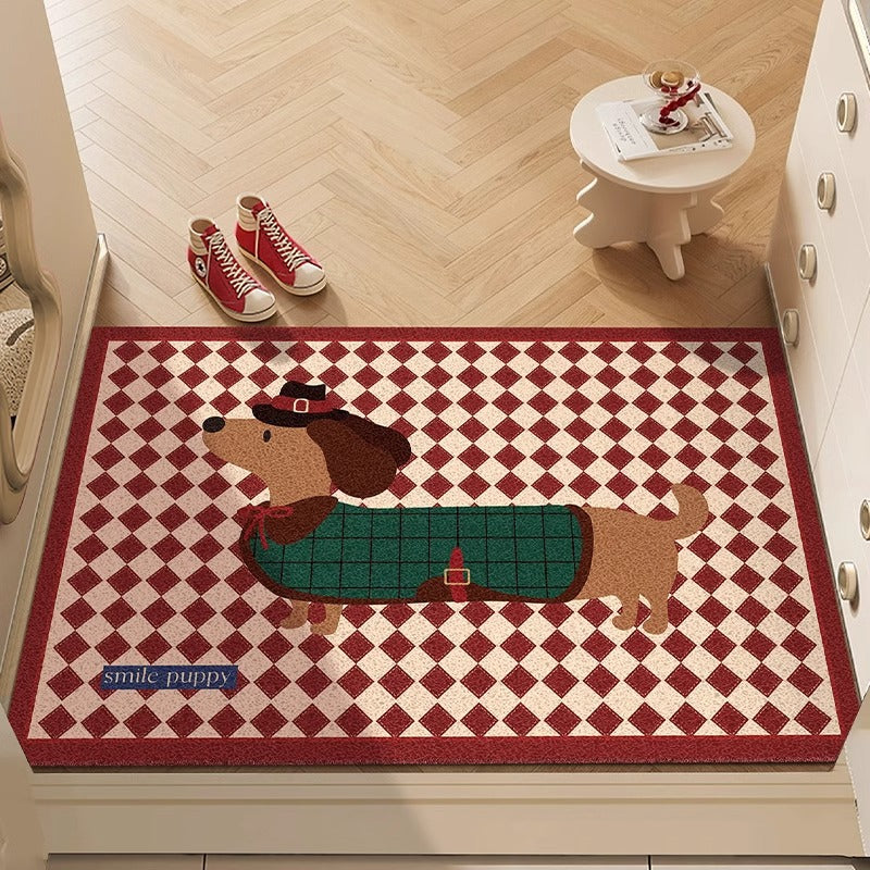 Fun Dog-Themed Indoor Welcome Mat