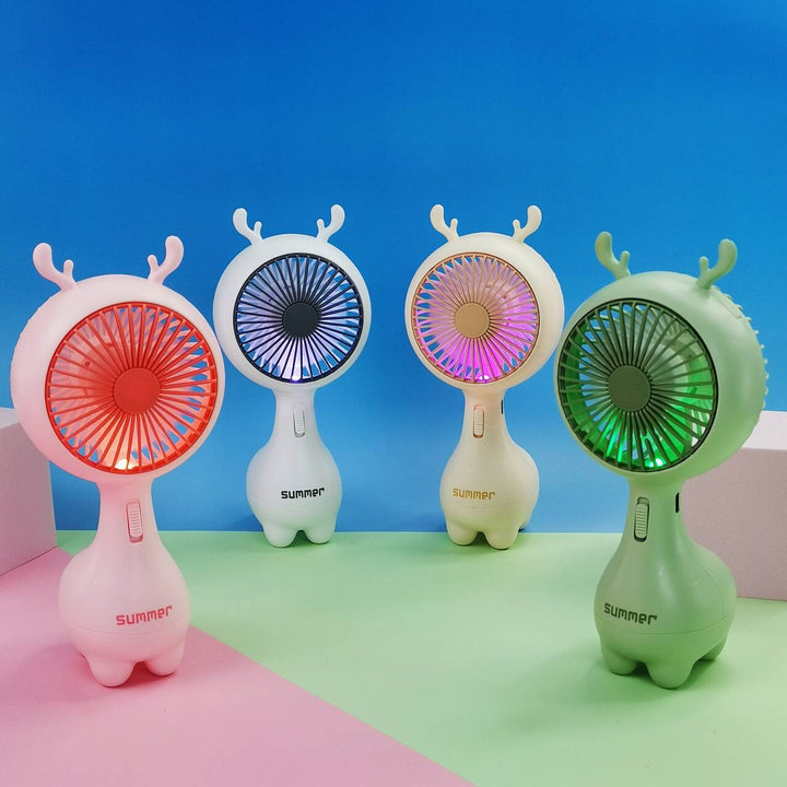 Women Portable Mini Fan with Cute Rabbit Design Kalsten