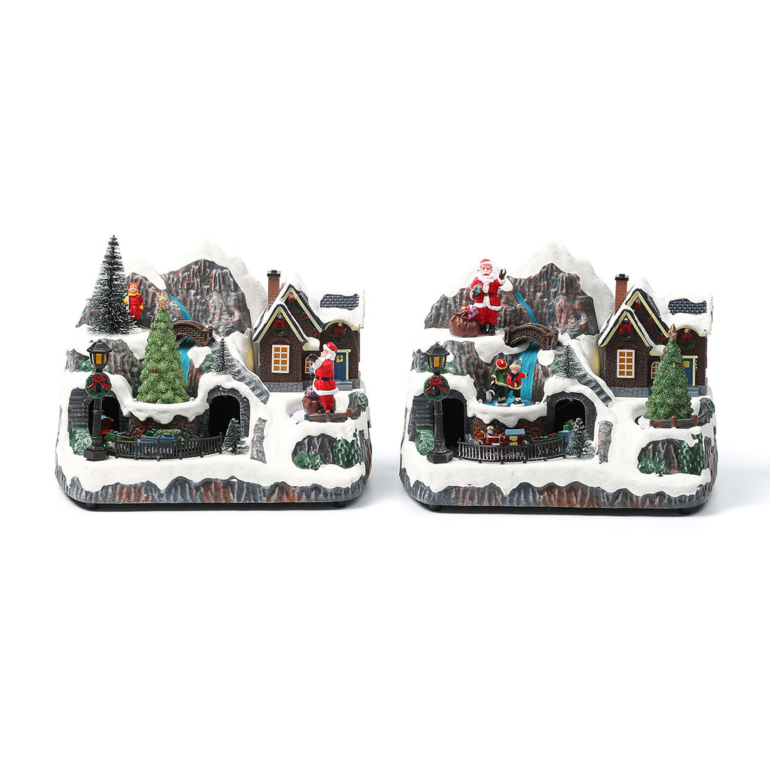 LED Illuminated Christmas Village Decoration Kalsten