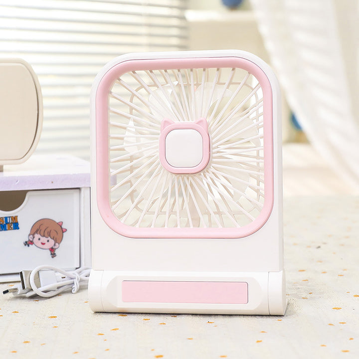 Women's portable mini fan with charming cat design Kalsten