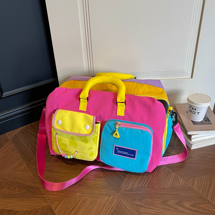 Colorful Multi-Pocket Travel Duffle Bag Kalsten