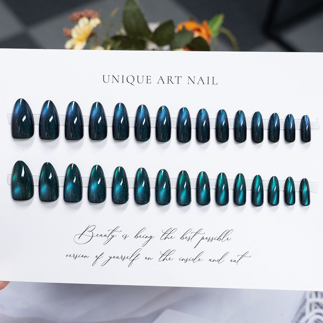 Premium Glossy Press-On Nail Set