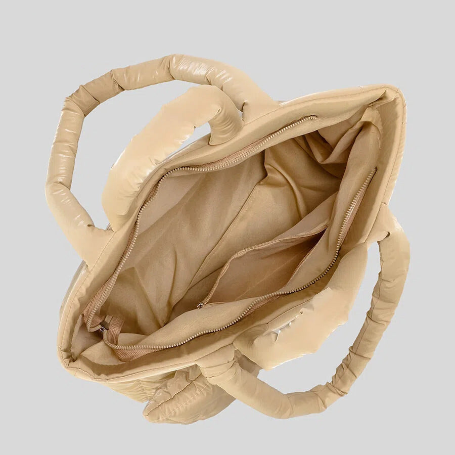 Padded Quilted Tote Bag