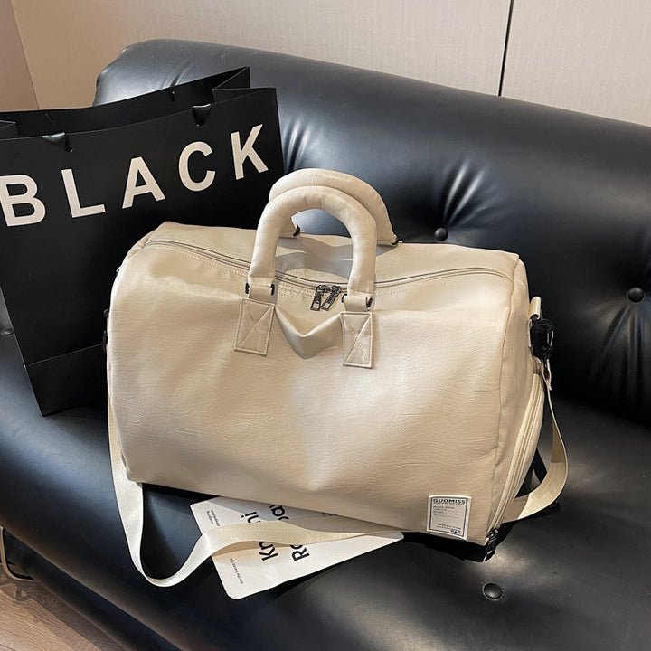 Premium Leather Travel Holdall Kalsten