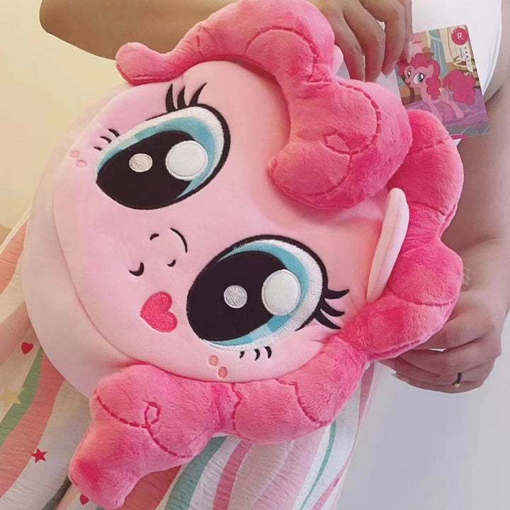 Plush shoulder bag with character design Kalsten