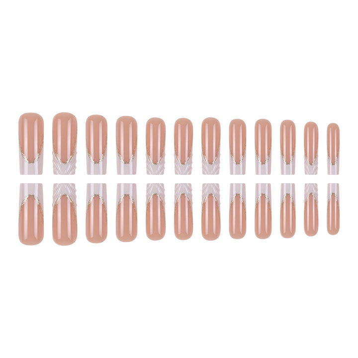 Decorative Long Press-On Nail Extensions Kalsten
