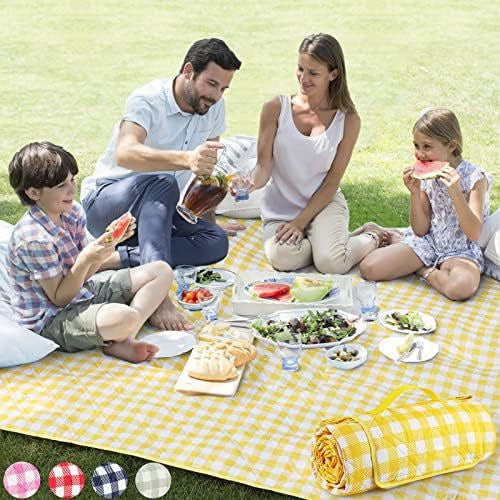 Picnic Blanket with Water-Resistant Backing Kalsten