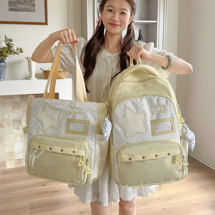 Fun-Themed Star Print Backpack Kalsten