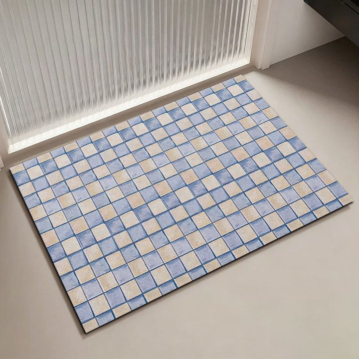 Mosaic Pattern Bath Mat Kalsten