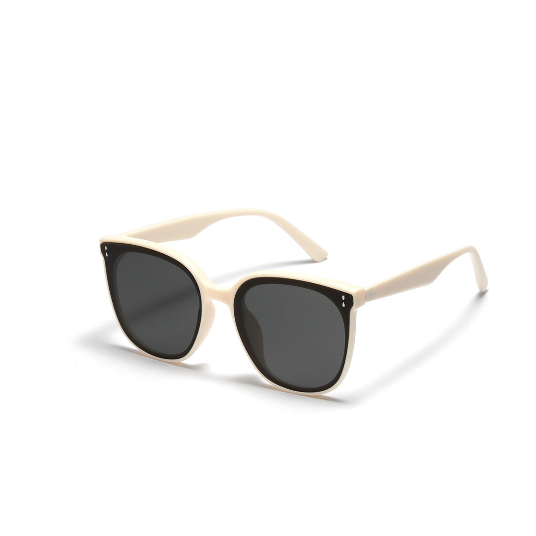 Women’s fashionable square sunglasses with high-quality transparent frame Kalsten