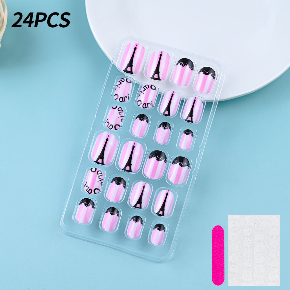 Themed Summer Beach Nail Art Press-On Nails Kalsten